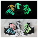 AMAZING GLOWING SHOELACES - 2PIECES / LOT AVAILABLE  IN 4 COLORS