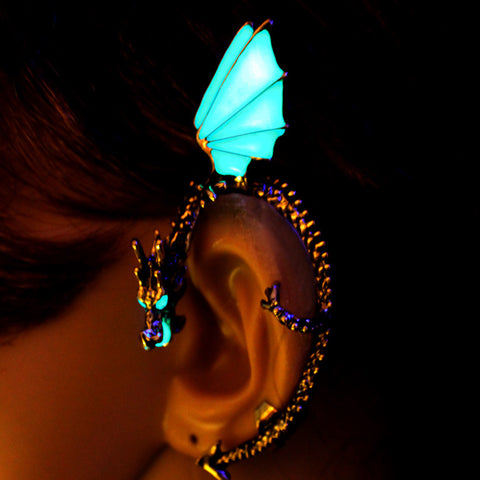 CUTE GLOWING DRAGON EAR CAFF