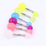 GLOWING BELLY PIERCING - WE HAVE THEM IN 6 CUTE COLORS