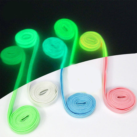 AMAZING GLOWING SHOELACES - 2PIECES / LOT AVAILABLE  IN 4 COLORS